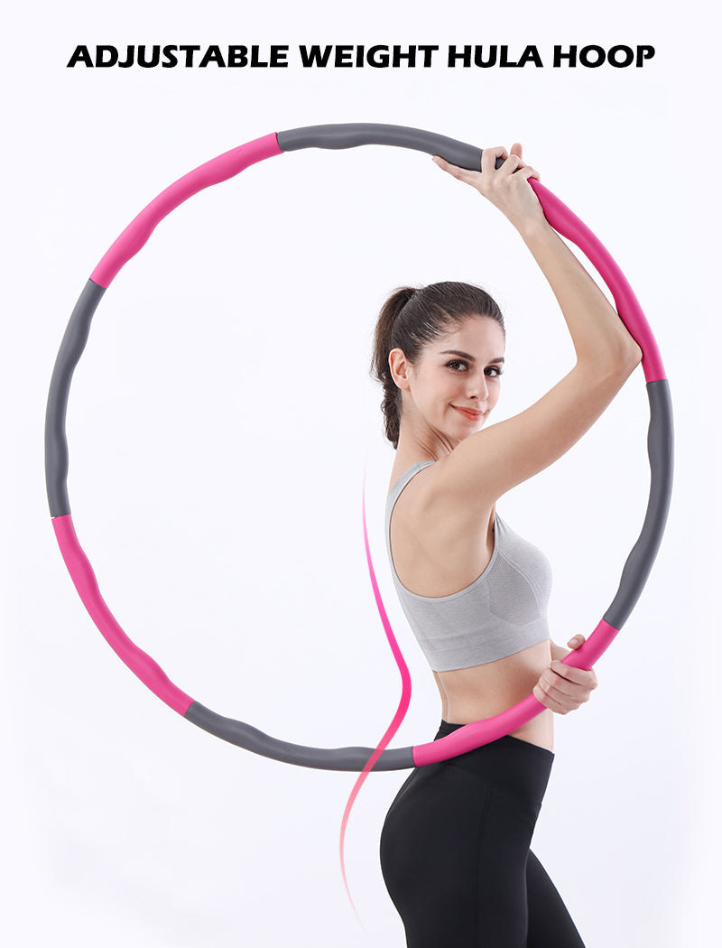 Wholesale custom logo fitness massage weighted hula hooping for adults weight loss
