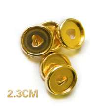 Load image into Gallery viewer, 30PCS 35mm Colorful Heart Binder Rings Mushroom Hole Loose Leaf Ring Round Binding Plastic Disc Buckle Hoop DIY Binder Notebook
