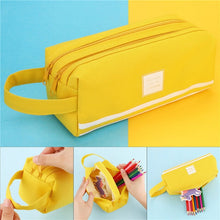 Load image into Gallery viewer, Colorful Large Capacity Pencil Cases Bags Creative Korea Fabric Pen Box Pouch Case School Office Stationary Supplies 05089
