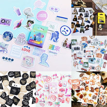 Load image into Gallery viewer, Cute Vaporwave Label Kawaii Diary Handmade Adhesive Paper Flake Japan Sticker Scrapbooking Stationery Stationery
