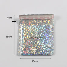Load image into Gallery viewer, 10pcs/lot laser Bubble Mailer Poly Mailing Bags Shipping Envelopes with Bubble Shipping Packaging Envelope Mailers Padded
