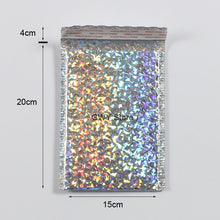 Load image into Gallery viewer, 10pcs/lot laser Bubble Mailer Poly Mailing Bags Shipping Envelopes with Bubble Shipping Packaging Envelope Mailers Padded
