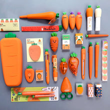 Load image into Gallery viewer, 2020 Sharkbang Creative Carrot Series Silicone Soft Pencil Case Penholder Organizer Bag Kawaii Stationery Set Kids Birthday Gift
