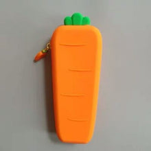 Load image into Gallery viewer, 2020 Sharkbang Creative Carrot Series Silicone Soft Pencil Case Penholder Organizer Bag Kawaii Stationery Set Kids Birthday Gift
