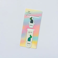Load image into Gallery viewer, 1 Set Fresh Cactus Sakura Unicorn Magnetic Bookmarks Books Marker of Page Student Stationery School Office Supply
