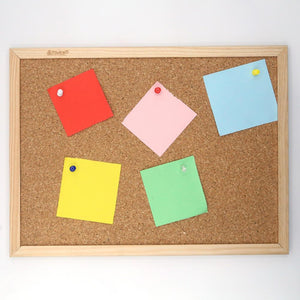 1ud cork table to hang on wall board for put note multi purpose pine wooden framework