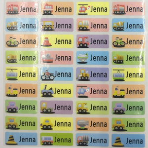 100Pcs Name Tag Sticker Customize Stickers Waterproof Personalized Labels Children School Stationery Water Bottle Pencil Sticker