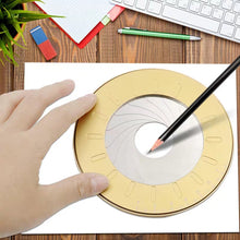 Load image into Gallery viewer, Round Stainless Steel Compas Circle Drawing Tool School Ruler Set Geometry Compass Professional Drawing Compas Adjustable Size
