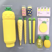 Load image into Gallery viewer, 2020 Sharkbang Creative Carrot Series Silicone Soft Pencil Case Penholder Organizer Bag Kawaii Stationery Set Kids Birthday Gift

